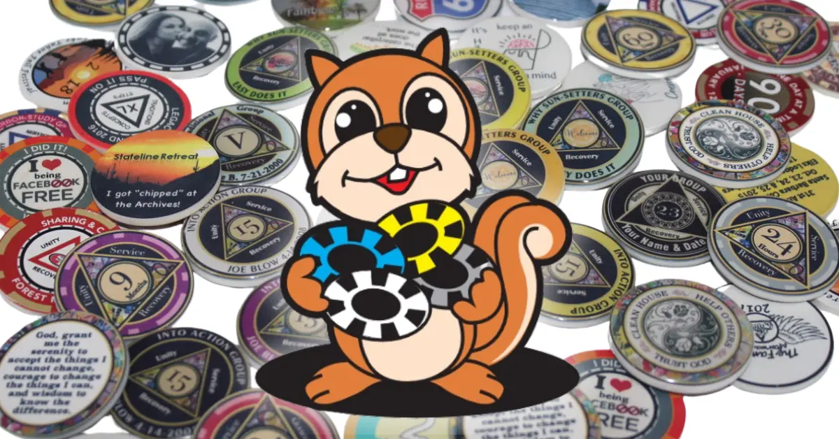 AA Chips & Medallions: Personalized Sobriety Coins | Chipmunk